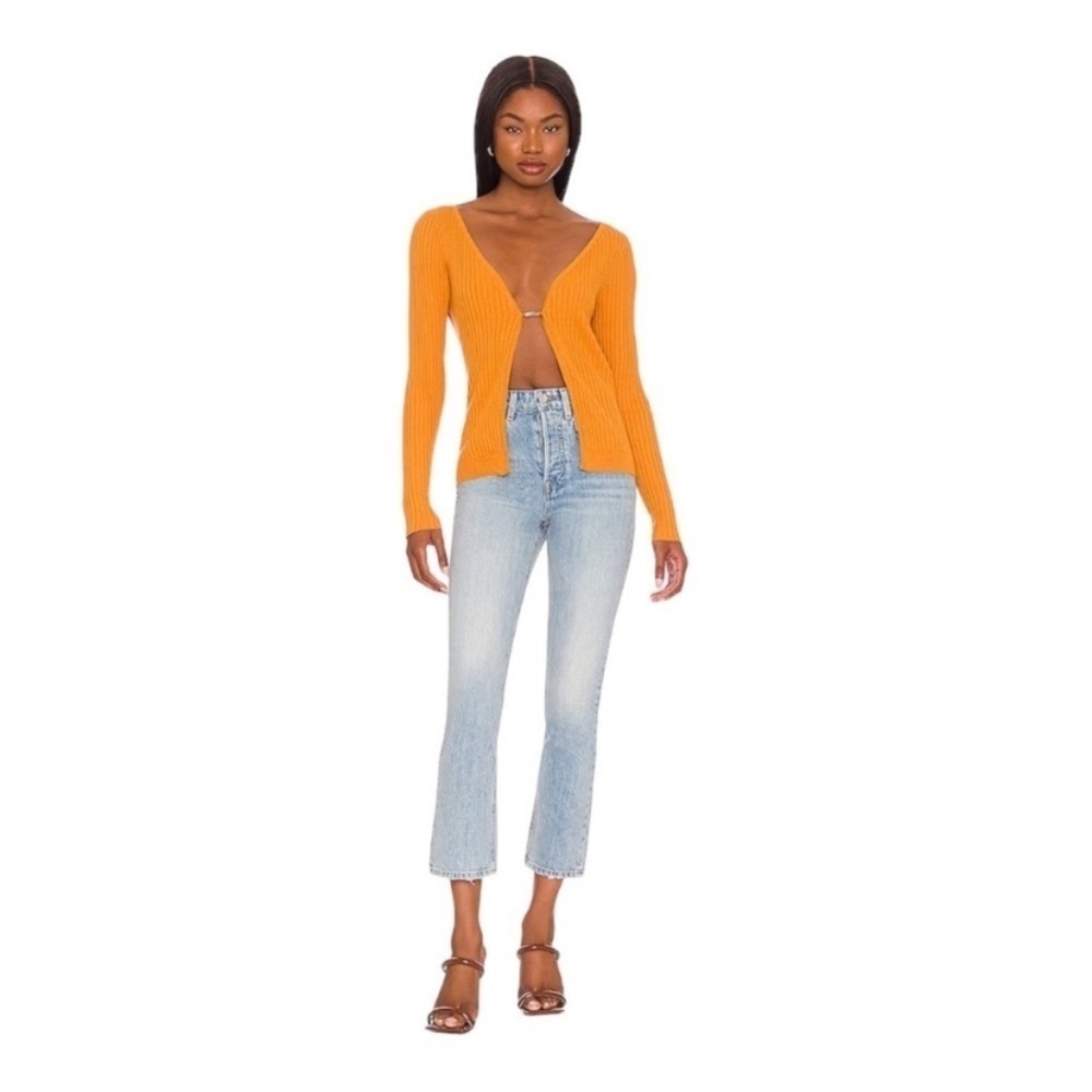 NEW Grlfrnd Jeans Karolina High Rise Straight Crop - Picture 7 of 9
